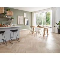 Panele winylowe na klej Wineo 400 wood XS Plain Oak Beige 610 x 122 mm DB281WXS
