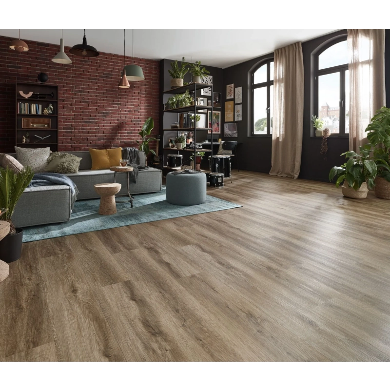 Panele winylowe na klej Wineo 400 wood XL Authentic Oak Brown 1505 x 235 mm DB296WXL