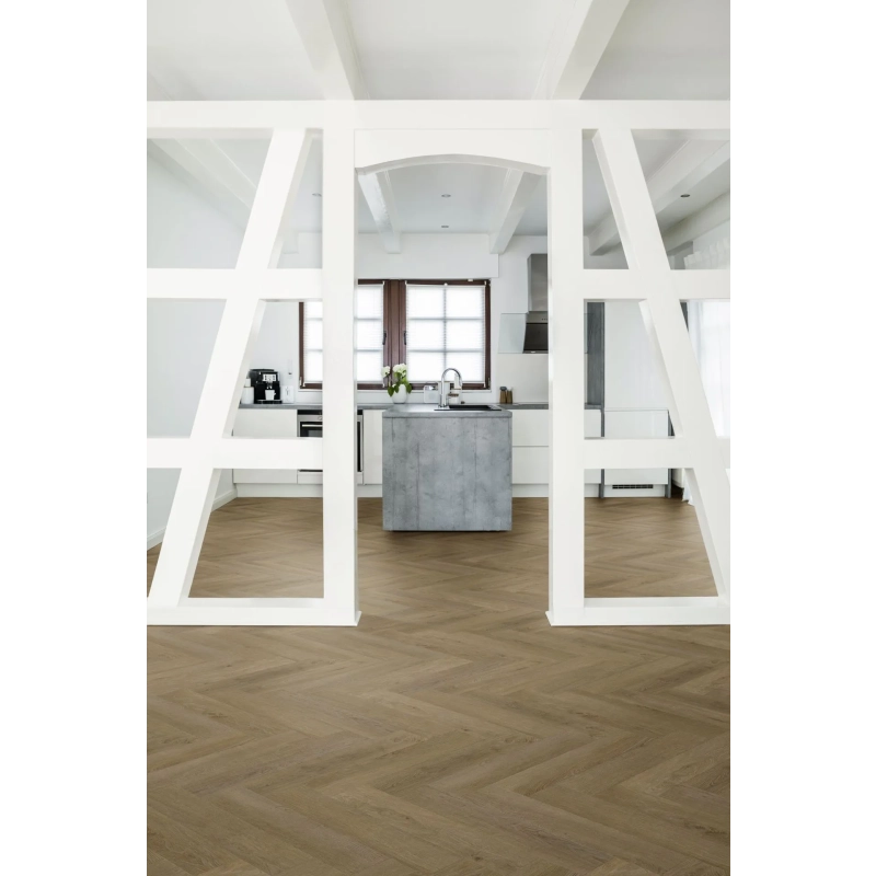 Panele winylowe na klej Wineo 400 wood XS Balanced Oak Brown 610 x 122 mm DB285WXS