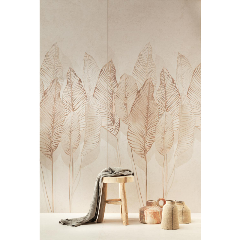 Płytka gresowa Mild Clay ivory STR 274,8x119,8 Tubądzin