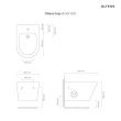 Jog bidet wiszący z powłoką SmartClean Biały 46501000 Oltens